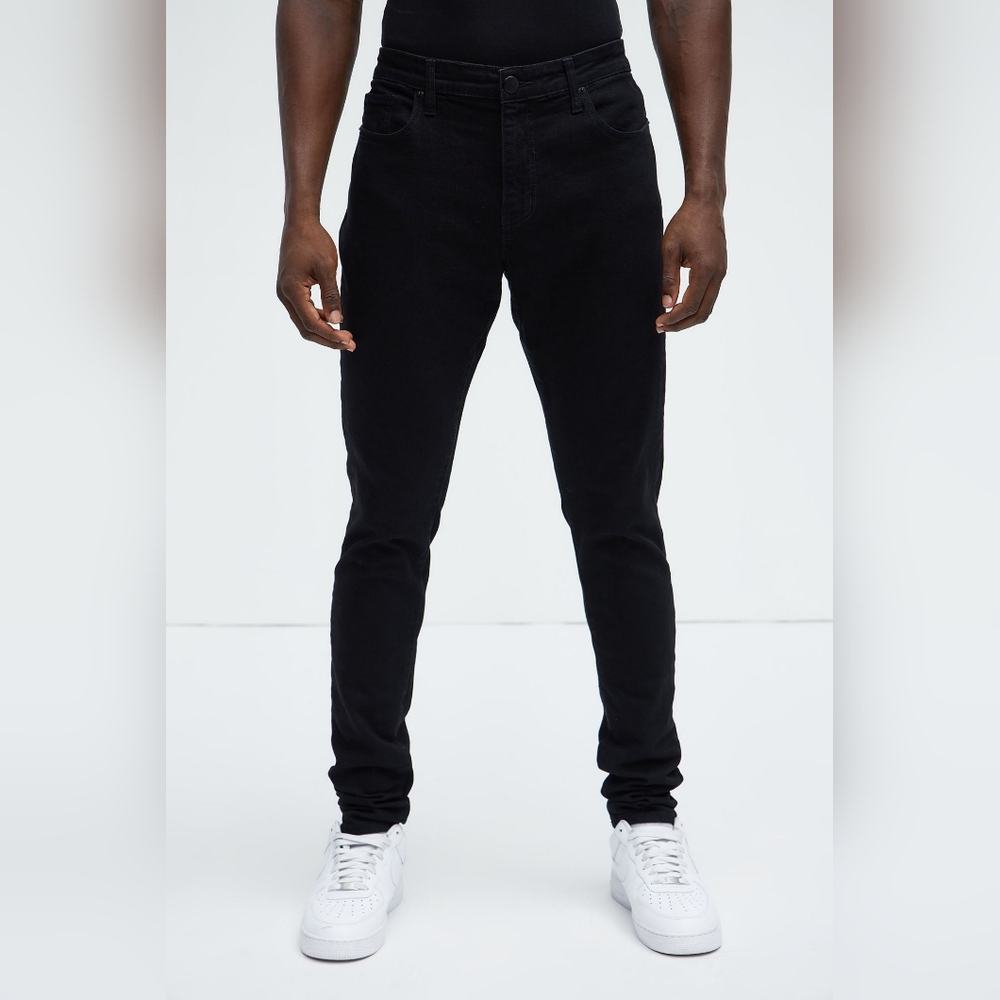 Cornell Stacked Skinny Jeans - Black